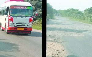 Jalan Nasional Antar Provinsi Banyak yang Berlobang, Ini Tanggapan Ketua DPRD Dharmasraya Pariyanto SH