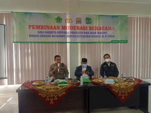 Kapolres Pandeglang Hadiri Pembinaan Moderasi Beragama di Aula Kemenag