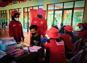 Berjalan Lancar, Vaksinasi Tahap 2 dari Binda Jatim Sasar Pelajar di Trenggalek