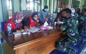 Peringati Hari Juang TNI AD, Kodim 0428/MM Gelar Donor Darah