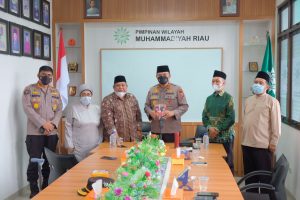 Kapolda Riau Kunjungi PW Muhammadiyah Riau