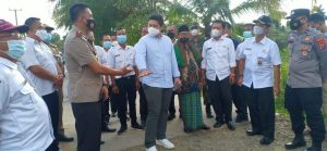 Kapolsek Pulosari Dampingi Kunker Anggota DPR RI