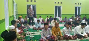 Baru Dilantik, Kapolsek Pulosari Langsung Hadiri Peresmian Mushola Darussalam