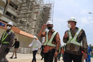 Wagub Andika Bersama Bos Dewa United Datangi Banten International Stadium