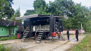 Berikan Pelayanan, Satbrimob Polda Banten Siaga di Lokasi Bencana Gempa