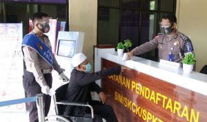 Pelayanan SIM Polres Pandeglang Dilengkapi Fasilitas Penyandang Disabilitas