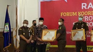 Satgas Covid-19 Kabupaten Mukomuko Terima Penghargaan Gubernur Provinsi Bengkulu