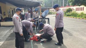 Satbrimob Polda Banten Lakukan Siaga Tanggap Bencana