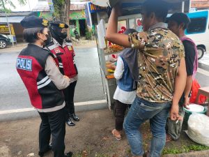 Polwan Ditsamapta Polda Banten Rutin Patroli Nong Jawara