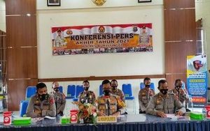 Kapolres Bukittingggi Paparkan Kinerja Sepanjang Tahun 2021