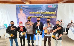 Polres Dharmasraya Ajak Insan Pers Menjaga Kantibmas