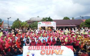 Bupati H Khairunas, Buka Turnamen Futsal Piala Gubernur Cup ke V1 di SMAN 5 Solok Selatan