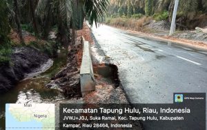 Proyek Jalan Danau Lancang-Tebing Lestari Senilai 15 Milyar Lebih, Baru Dikerjakan Sudah Mengalami Kerusakan