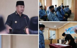 Sutan Riska Tuanku Kerajaan Lantik Sebelas Pejabat Eselon I