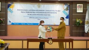 Pemprov Banten Menjadi Provinsi Paling Awal Serahkan LKPD 2021 ke BPK