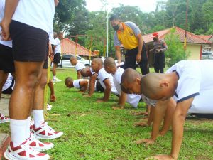 Kesamaptaan Jasmani Kepada Siswa Diktuk Bintara Polri Tahun 2022