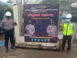 Ditpamobvit Polda Banten Lakukan Pengamanan di PT Chandra Asri Petrochemical So Serang