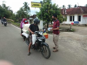 Terapkan Kembali Prokes Pada Warga, Polsek Cikeusik Laksanakan Operasi Yustisi