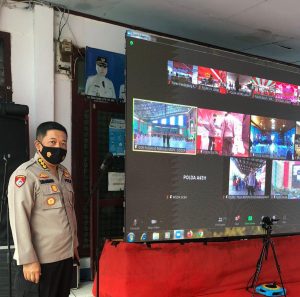 Kabid TIK Polda Banten, Sosok Penting Dibalik Intensnya Video Conference Vaksinasi Nasional