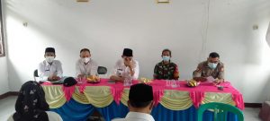 Polsek Munjul Melaksanakan Giat Rapat Bantuan Program Sembako