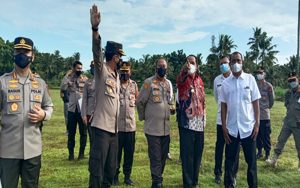 Kapolda Jabar Tinjau Kesiapan Lahan Lokasi Mapolres Pangandaran