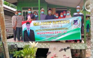 Muhammad Zaki ST Anggota DPRD Tanjabbar Reses di Kelurahan Sungai Nibung RT 02