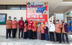 DPK PPNI STIKes Muhammadiyah Kerjasama dengan Kodim 0613 Ciamis Gelar Vaksinasi Booster