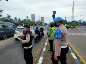 Bidpropam Polda Banten Awasi Kegiatan Operasi Keselamatan Maung 2022