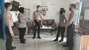 Koordinasi Sistem Pengamanan, Ditpamobvit Polda Banten Patroli Ke PT Perusahaan Gas Negara