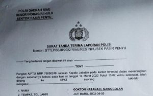 Polsek Pasir Penyu Terkesan Abaikan Laporan Korban