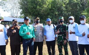 Peringati Hari Air Sedunia, BWSS VII Bengkulu Tanam Pohon di Kawasan Objek Wisata Danau Nibung Mukomuko