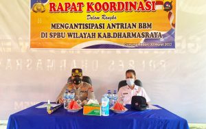 Rakor Kapolres Antisipasi Antrian BBM di SPBU