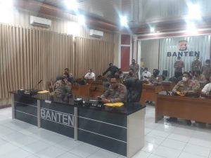 Bidpropam Polda Banten Amankan Kegiatan Zoom Meeting Dengan Wakapolri