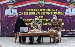 Inspektorat Serahkan Hasil Reviu Atas Aset UPK EKS PNPM MPd se-Kabupaten Ciamis