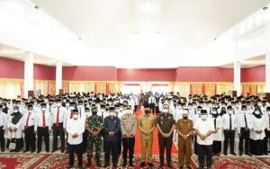 338 Anggota Bamus Nagari se-Kabupaten Dharmasraya Dilantik Bupati Dharmasraya