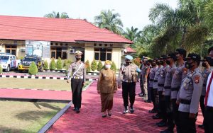 Pemkab Mukomuko Bersama TNI-Polri Apel Gelar Pasukan Ops Ketupat Nala 