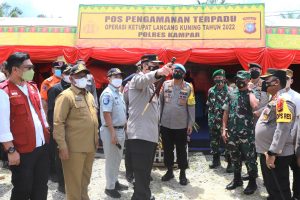 Personel Kita Sangat Siap, Tegas Kapolda Saat Tinjau Pos Perbatasan Riau-Sumbar