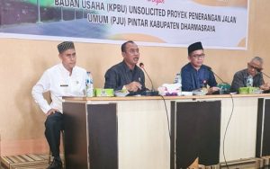 Ketua DPRD Dharmasraya Mendukung Kerjasama Pemerintah Dalam Penerapan Lampu Pintar PJU 