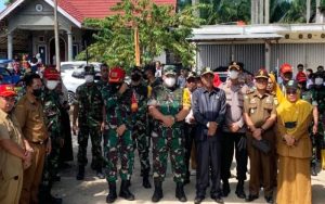 Ketua DPRD Dharmasraya Dampingi Tim Wasev Mabes TNI Pelaksanaan TMMD ke-113