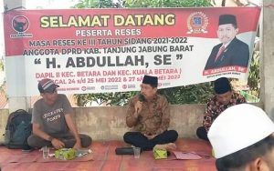 Ketua DPRD Tanjabbar Reses di Desa Pematang Buluh Kecamatan Betara