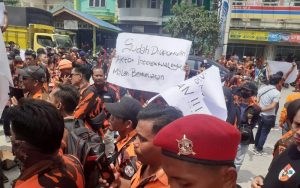 Lamban Proses Laporan Korupsi, Sapma PP Geruduk Kejari Simalungun