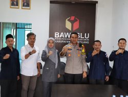 Kunjungi Bawaslu, Kapolres Pandeglang Koordinasi Persiapan Pemilihan serentak 2024