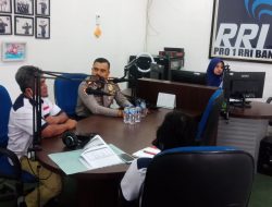 Sosialisasikan Penanganan PMK, Dirbinmas Polda Banten Talkshow di RRI