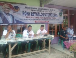 Anggota DPRD Sumut Rony Reynaldo Situmorang Komit Perjuangkan Aspirasi Masyarakat