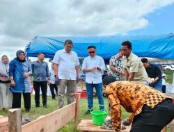 Bupati Bantaeng Letakkan Batu Pertama Pembangunan Penyedia Air Bersih KIBa