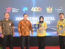 Bupati Fadia Arafiq Launching Jembatan Digital Lebakbarang  Berharap Prekonomian Meningkat