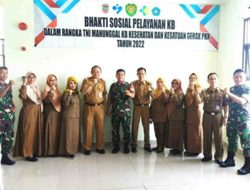 DP2KBP3A Ciamis Sukseskan Program TNI Manunggal KB Kesehatan