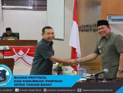 Wabup Hadiri Rapat Paripurna Raperda Perubahan APBD Tanjabbar TA 2022