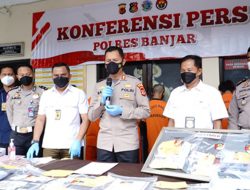 Polresta Banjar Bekuk Pengedar Obat-obatan Terlarang