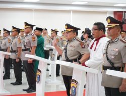 Beberapa Pejabat Utama dan Kapolres Jajaran Polda Riau Diserahterimakan